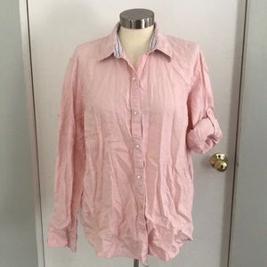 Pink Button Down